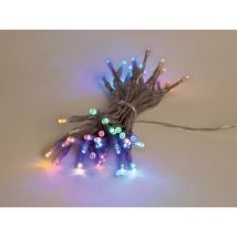 Showlight - 5 m - 40 LEDs - multicolor - cable transparente - alimentación doble - Light Creations