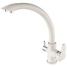 Rubinetto da cucina Shurity 340 3 vie 3/8" Granito Avena