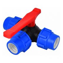 Tinor - Shut Off Ball Valve,40mm Quick Connect Three Way Ball Valve pvc pe Hose Quick Switch Tee Connector (Size : 40mm)