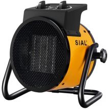 Sial - Termoventilatore - Radiatore Elettrico - Ceramica - Riscaldamento Industriale - Riscaldamento Rapido in 3 Secondi - Termostato e Protezione da