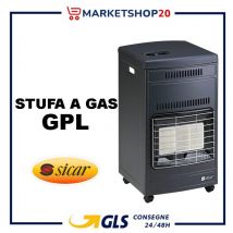 Poele Infrarouges lpg Sicar Avec Compartiment Porte Poupe'e De 15 kg + Kit Lien