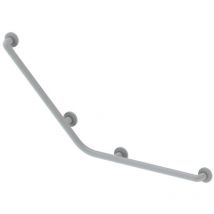 Sicherheits-Eckhandlauf 113x55 cm für Behinderte, weiß