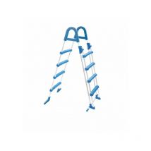 Leiter 4 Stufen lackiert Poolleiter