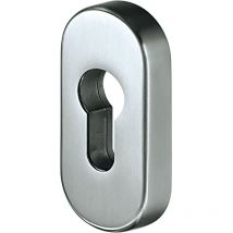 Schutzrosette SH-Schiebe - Zylinderrosette, 33 x 74 x 9 mm, Edelstahl matt für Profilzylinder