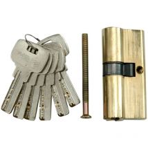 Sicherheits Schließzylinder Tür Schloß Türschloß 67 mm 6 x Schlüssel 31/36 Messing