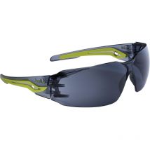 Bolle Sicherheitsbrille Silex - Werkstatbrille mit Augenschutz nach EN166 und klarer Sichtscheibe, schwarz/gelb