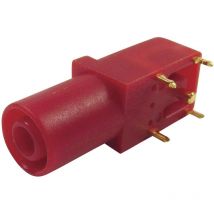 FCR7350R Sicherheits-Laborbuchse Buchse, gewinkelt Stift-Ø: 4 mm Rot 1 St. - Cliff