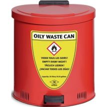 Sicherheitssammelbehälter 35 l Stahlblech H490xB450xT440mm