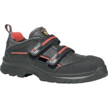 U-power - Sandale En20345 Esd S1p Src Oak Gr. 42 Glattleder Schwarz Klettverschluss