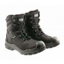 Hogert Sicherheitsstiefel S3L FO SR mit Fleecefutter – Schwarz – Rutschhemmend – Verbundwerkstoff-Zehenkappe – PU-Laufsohle – Größe 40
