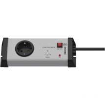 0217c01012a01 Steckdosenleiste mit Schaltuhr 1fach Grau, Schwarz Schutzkontakt 1 St. - Ehmann