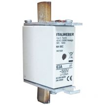 Messersicherung Italweber nh 00C Standardkurve gG 63A 500V 1500663