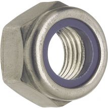 DIN985 M16 Edelstahl A2 Sicherungsmutter niedrige Form mit Polyamideinlage