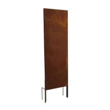Estexo - Sichtschutz Rost Metall Gartenzaun 150x50cm Steckfuß Sichtschutzwand Edelrost