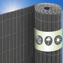 Sichtschutz Zaun pvc Anthrazit 100x600cm
