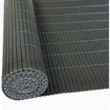 Estexo - Sichtschutzmatte Sichtschutzzaun Sichtschutz Windschutz pvc Zaun Balkon Garten Grau / 1,80 x 4 m