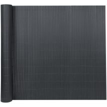 Sichtschutzmatten PVC Sichtschutzmatte 160x400cm Sichtschutz Sichtschutzzaun Anthrazit Sichtschutzzaun UV-Schutz Blickdicht für Garten NAIZY