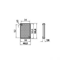 Réflecteur 40 x 60 mm, düsseldorf PL40A 1012720 - Sick