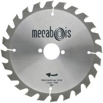 Sidamo - Lama in metallo duro Silergie i 270x3x30 - 24 denti