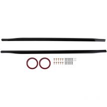 Maxpeedingrods - Side Skirt Extension Body Panel for vw Golf MK8 gti gtd 19-23 Black Set Kit