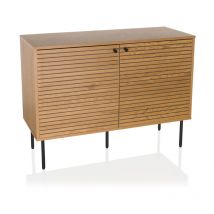 Sideboard Linno S 100x40x74 Cm 2 Türen Eiche Hjh Living