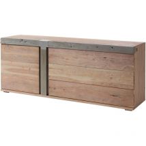 Sideboard Akazie 180x45x75 Beige Lackiert Amsterdam 111