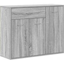 Sideboard Grey Sonoma 88x30x70 cm Engineered Wood Vidaxl