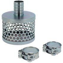 Sieb für Ansaugschlauch 32 mm + 2 Spannbänder