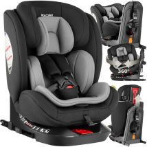Tectake - Siège auto pivotant linus norme i-Size avec isofix - pour enfants, siege enfants