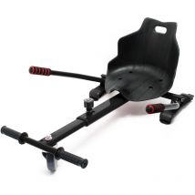 Siège de Balance Scooter – Noir – capacité de 120 kg max. – avec Roulette et Poignées – ajustable pour Adultes et Enfants – Siège de Kart