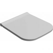 Siège de toilette amovible en duroplast 41,5 x 36,9 cm Globo Stone ST024 Ralenti - Blanc - Globo BI