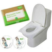 Feiyue - Siège de toilette jetable en papier, housses hygiéniques jetables pour toilettes et salle de bain