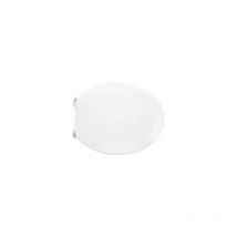 Abattant WC pour vase Azzurra Giove 44-46,5x37,2 cm abattant WC blanc en fonte de bois avec charnie'res re'glables