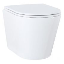 Koller Pool - siège et Abattant de toilette suspendue blanc vortex orion par