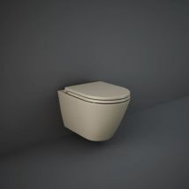Rak Ceramics - Siège rak Feeling wc RSTSC3901514, sandwich, fermeture amortie, cappuccino mat