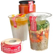 Hendi - Sicherheitssiegel für Verpackungen und Behälter 2 x 250 Stück 850213