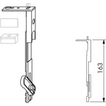 Kantenriegel Vso a 1360 - Siegenia