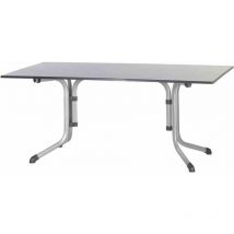 3180-50 Boulevard-Klapptisch vivodur, 165x95 cm graphit Gestell aus Stahl in graphit, Tischplatte aus vivodur in anthrazit
