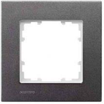 Telaio 1 elemento 90x90mm in carbonio metallizzato Siemens Delta miro 5TG11112