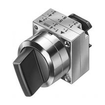 Selettore metallo heavy duty 3 posizioni imp dx bianco 3sb35002ua61 - Siemens