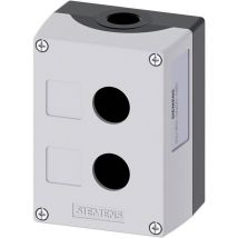 Siemens 3SU1852-0AA00-0AB1 Boîtier vide 2 emplacements, pour montage au sol (L x l x H) 118.4 x 85 x 64 mm gris 1 pc(s)