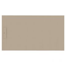 Siena - Duschwanne 120 x 80 cm - Creme - Widerstandsfähig und designstark - In verschiedenen Größen und Farben erhältlich