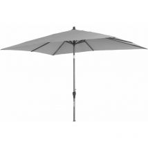 Avio Mittelstockschirm Anthrazit/stone 300x200cm Gestell Alu Anthrazit, Streben Stahl, Bezug 100% Polyester, 220g/m² Stone, Lichtschutzfaktor Upf 50+
