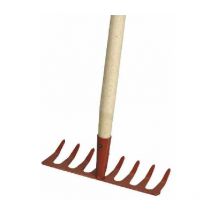 Siena Garden - Kinderrechen 7 Zinken 13 cm breit, mit Holzstiel 75 cm