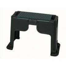 Kunststoff Kniebank mit Staufach Farbe: schwarz/grün