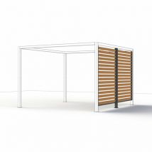 Sichtblende schattenmanufaktur , 150 x 210 cm in Holzoptik P11693 300 x 210 cm - Siena Garden