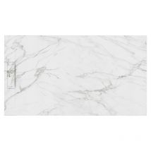 Siena - Receveur de douche 100X100 cm Calacatta - Antidérapant - Résistant & design - Disponible en plusieurs dimensions et coloris