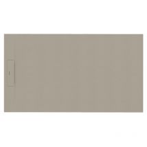 Siena - Receveur de douche 140X100 cm Sable - Antidérapant - Résistant & design - Disponible en plusieurs dimensions et coloris