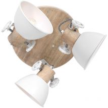 Steinhauer - Mexlite spots Gearwood - bois - métal - 38 cm - E27 (grande raccord) - 3063W - Bois