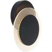 Steinhauer - Sienna Lido Aplique led integrado Negro Mate, Transparente Edited